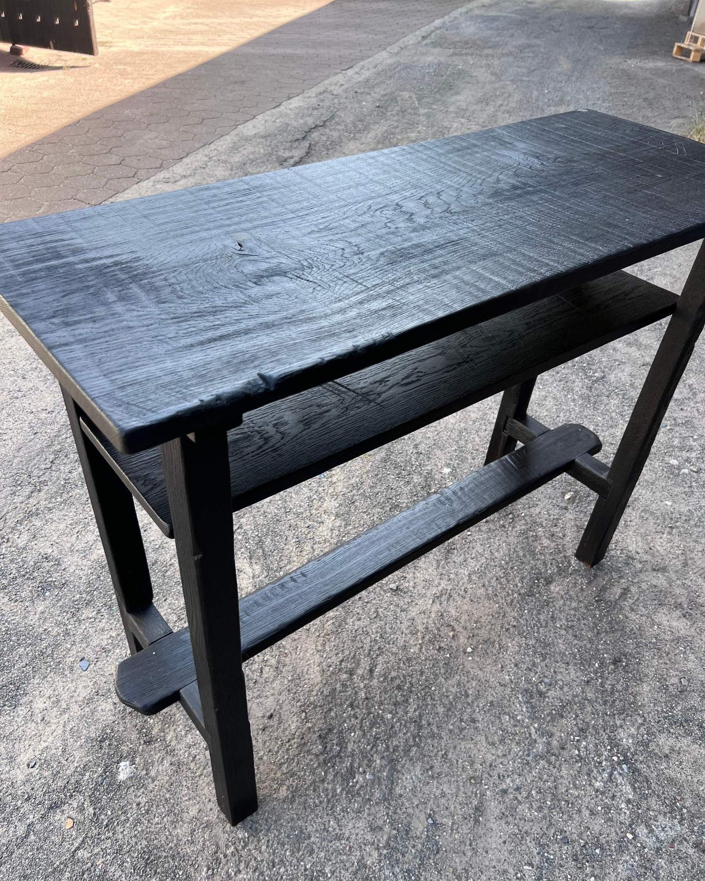 Sideboard aus Eiche in schwarz